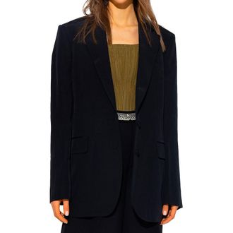 Stella McCartney Womens Black Viscose Blazer Clothing