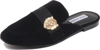 Steve Madden Zwarte Su&egrave;de Loafer Schoen - Dames - Slip ons - Zwart - 36 EU - Su&egrave;de - Schoenen