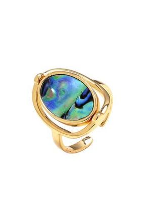 Eye Candy Los Angeles Tara Statement Ring in Gold at Nordstrom Rack