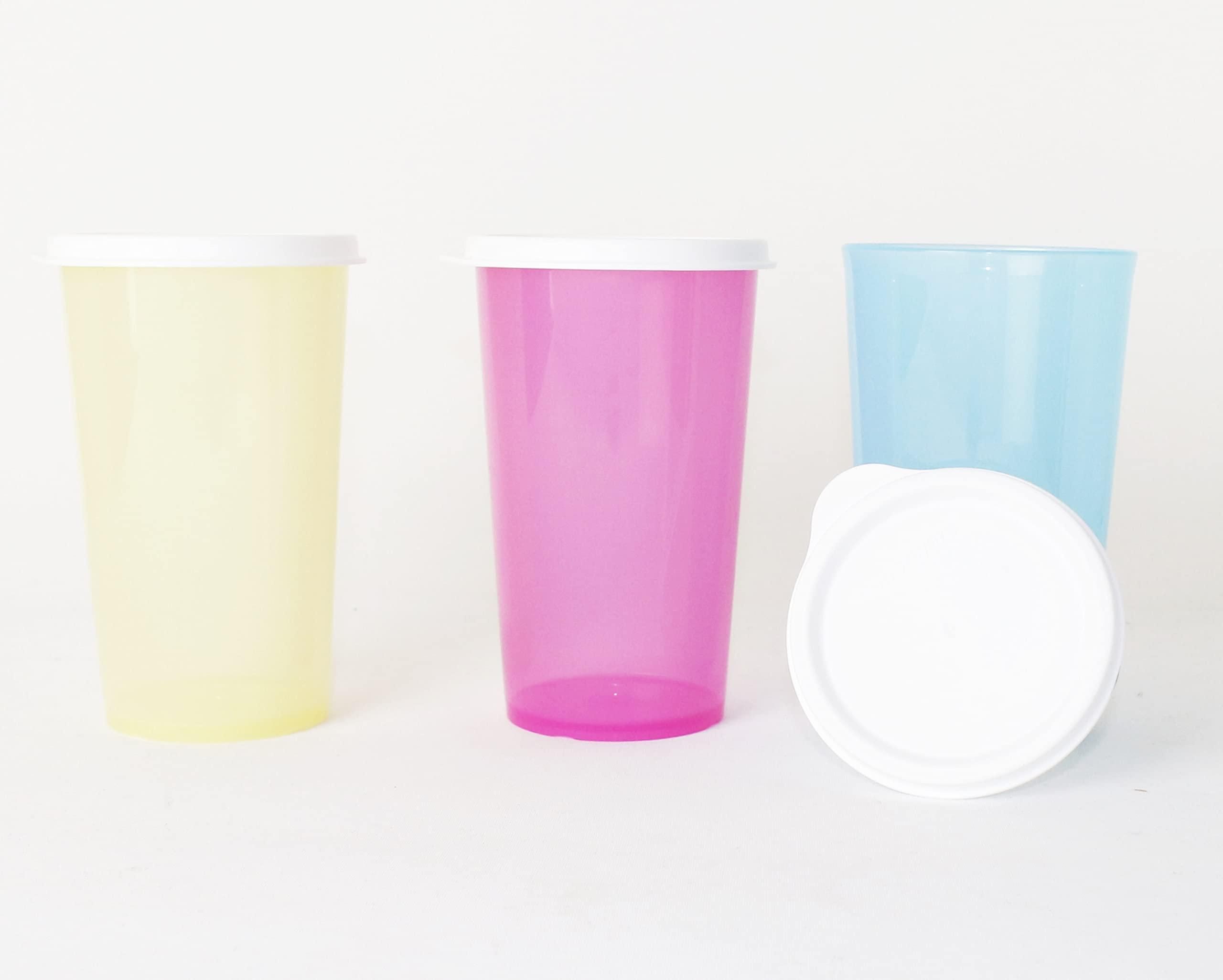 Tupperware Trinkhalmbecher 500ml - BPA-freier Plastikbecher Mit Deckel Für Kinder