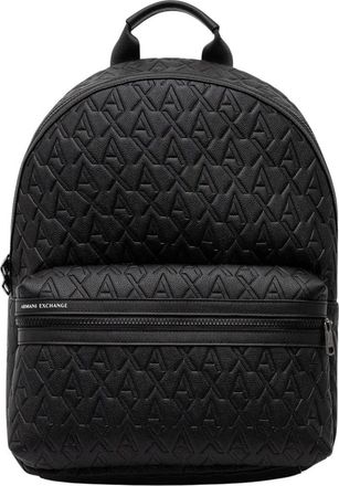 A|X Armani Exchange Rugzak - Heren - Rugzakken - Zwart - ONE Size - Leer - Tassen