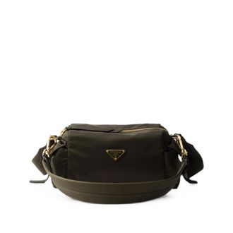 Prada Explore Small Re-Nylon And Leather Shoulder Bag