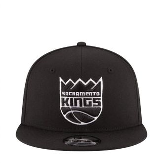 New Era Mens Sacramento Kings 9Fifty Basic Snapback Hat In Black