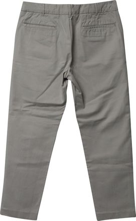 Isabel Marant Isabel Marant Etoile Straight Leg Trousers in Taupe Grey Cotton
