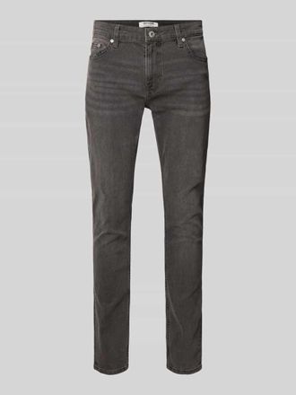 Only & Sons Slim Fit Jeans aus Baumwoll-Mix mit Viskose-Anteil Modell LOOM in Mittelgrau, Gr&ouml;&szlig;e 28/32
