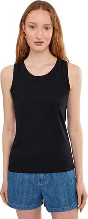 Madewell Northside Scoop Tank Top Womens Clothing Jet Black : XL (Womens 14-16), Cotton