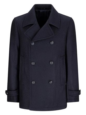 Tagliatore Jas met dubbele rij knopen - Blauw