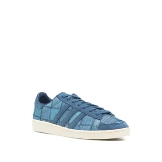 adidas Patchwork Calf Leather Sneaker - Blue