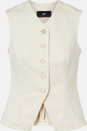 7 For All Mankind Lady denim vest