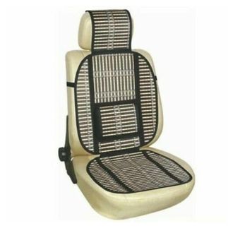 Trade Shop Trade Shop - Cubiertas Universales De Asiento De Autom&oacute;viles De Madera Para El Respaldo De Bamb&uacute; De Madera Sweat Sweat