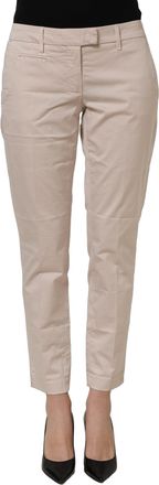 Dondup Low Waist Tape Women Cropped Trousers Womens Pants
