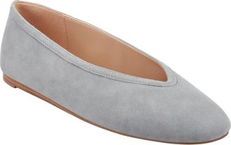 Marc Fisher Gradi Flat in Light Grey at Nordstrom, Size 6.5