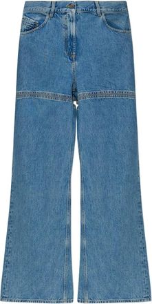 The Attico Uitgesneden jeans - Blauw