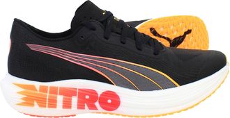 Puma Deviate Nitro Elite 2 Mens Black Running Shoes - Size UK 6.5