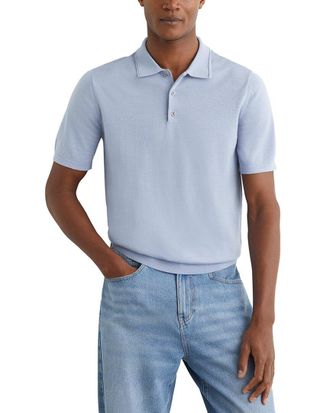 Reiss Manor Half Button Meri Wool Sweater