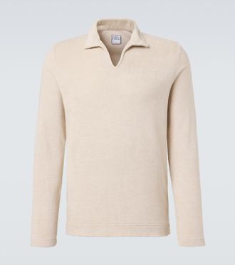 Fedeli Cotton terry polo shirt