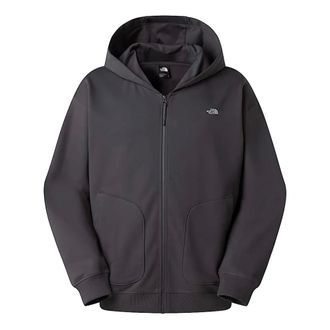 The North Face Outdoor Tops, male, Gray, Size: XS Essential Oversized Zip Hoodie