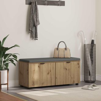 vidaXL Vidaxl Panca Per Ingresso Rovere Artigianale 100 X 38 X 46 Cm