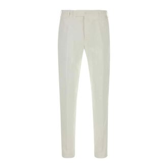 Pantaloni Torino Slim-fit Trousers, male, White, Size: 2XL Lyocell Blend Pant