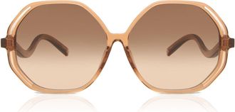 Linda Farrow LFL1058 C2 Mens Sunglasses Brown Size 62