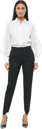 Bottega Veneta Black Tailored Pleated Pants
