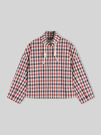 Tommy Hilfiger Boxy Fit Hemdjacke aus reiner Baumwolle in Marine, Gr&ouml;&szlig;e 34