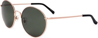 Linda Farrow DRIES VAN NOTEN DVN60 C3 Mens Sunglasses Gold Size 53
