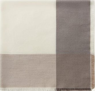 Loro Piana Quadrilatero Del Cashmere-Silk Scarf