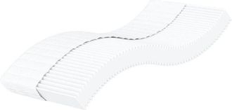 vidaXL Colchón de espuma para niños dureza H2 H3 blanco 80x160 cm Vidaxl