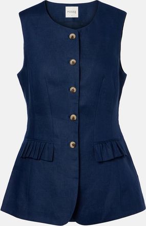 Poss&eacute; Matilda linen vest