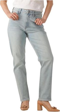 Lee Jeans, Dames, Blauw, W29, Lichte Regenval Mom Jeans