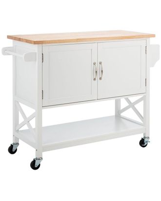 Safavieh Kesler 2 Door 1-Shelf Kitchen Cart