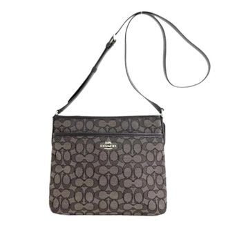 Coach Pre-owned Cross Body Bags, female, Brown, Size: ONE SIZE Pre-owned Canvas Shoulder Bag