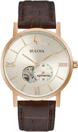 Bulova Classic Quartz Brown Dial Mens Watch 97A150