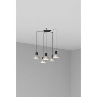 Faro Barcelona Kombo L&aacute;mpara Colgante Gris &Oslash;200 5l 68593-5l