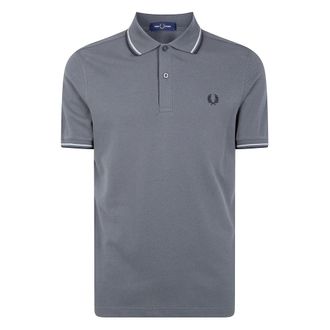 Fred Perry Hombre, Camisetas, Verde, Talla: M