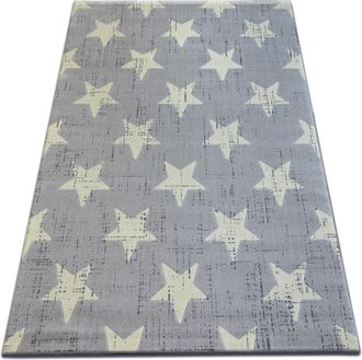 RugsX Rugsx - Alfombra Scandi 18209/052 - Estrellas Grey 120x170 Cm