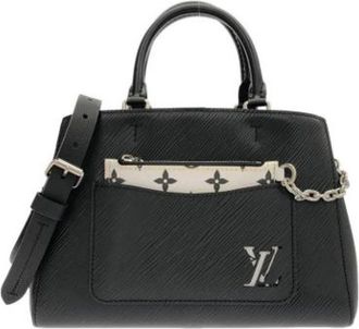 Louis Vuitton Pre-owned Handbag Pouch - unisex - Vintage Handtas - Zwart - ONE Size - Leer - Vintage