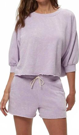 Michael Stars Otto Sweatshort In Whimsy