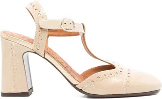 Chie Mihara Mira Buckle-strap Perforated Pumps