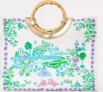Lilly Pulitzer Oasis Canvas Tote