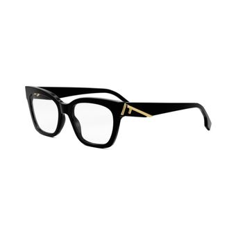 Fendi First Oval Optical Frame - unisex - Fendi - Glasses - Black - 52 MM - Accessories
