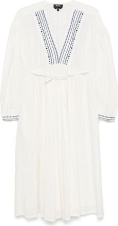 A.P.C. Abito midi Anni - Bianco