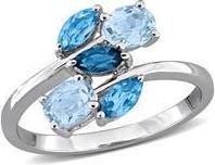 Delmar Blue Topaz Cluster Ring at Nordstrom Rack, Size 9