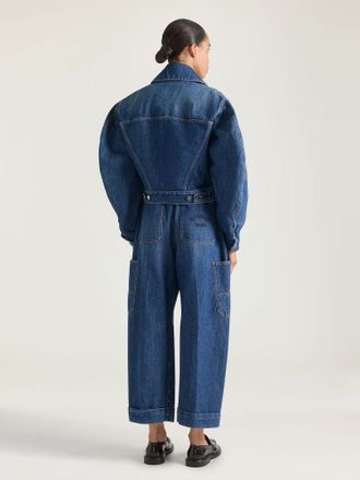 Givenchy Multi-Pocket Denim Cargo Pants - Blue