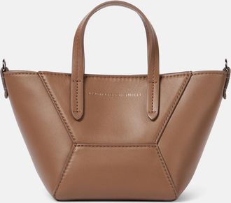 Brunello Cucinelli Borsa Duo Small in pelle
