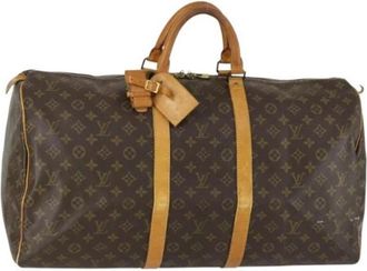 Louis Vuitton Pre-owned Weekendtas - Dames - Vintage Weekendtas - Bruin - ONE Size - Vintage