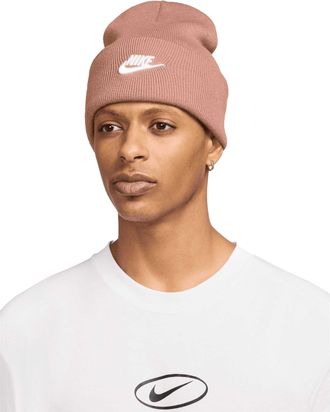 Nike Volwassen uniseks Futura Peak muts (Ros&eacute;goud/Wit)