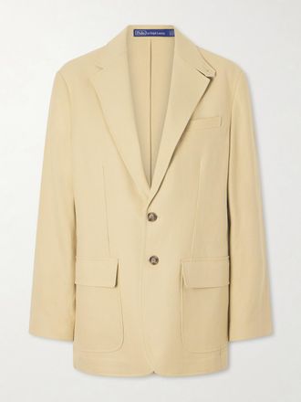Polo Ralph Lauren Blazer In Canapa - Marrone