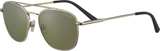 Serengeti Eyewear Carroll SS542005 Mens Sunglasses Gold Size 53